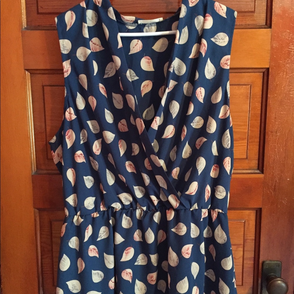 ModCloth Jessy B Leaf Blouse